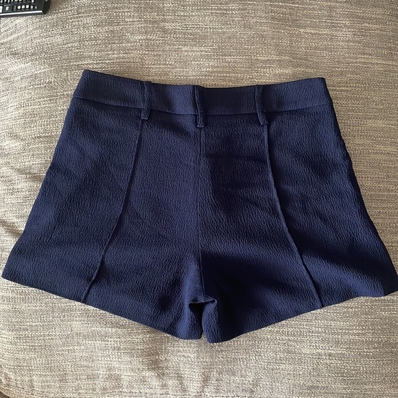 SUNDAY IN BROOKLYN blue lined shorts - Picture 2 of 4